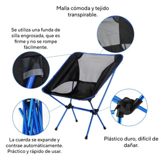 Silla Plegable de Viaje Portátil - Sweet Home