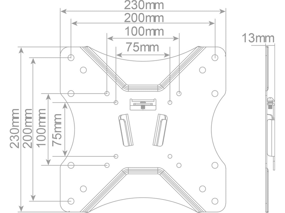 Soporte de TV fijo 23" - 42" - Sweet Home
