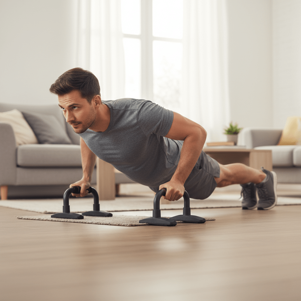 Soportes para Flexiones Ergonómicos - Manijas con Agarre de Espuma Antideslizante - Sweet Home