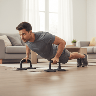 Soportes para Flexiones Ergonómicos - Manijas con Agarre de Espuma Antideslizante - Sweet Home