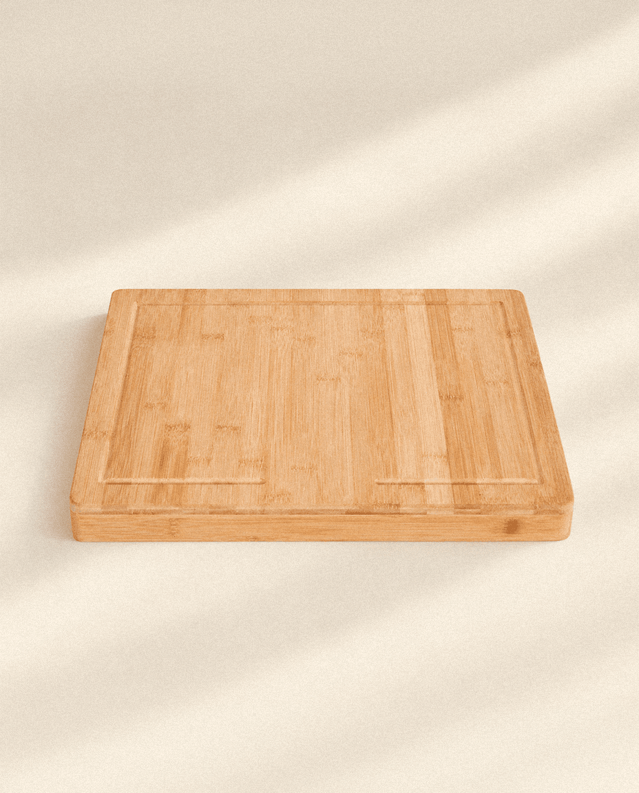 Tabla de corte de bambú 43 x 33 cm tabla de cortar accesorios de cocina - Sweet Home