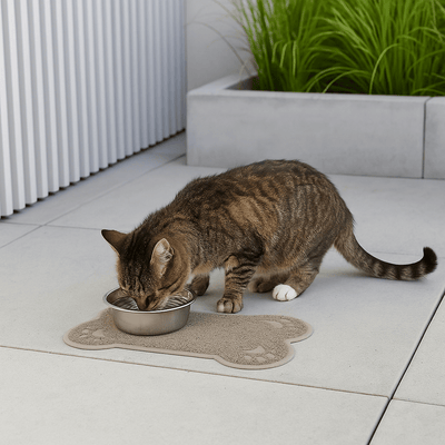 Tapete Antideslizante para Comedero de Mascotas - Sweet Home
