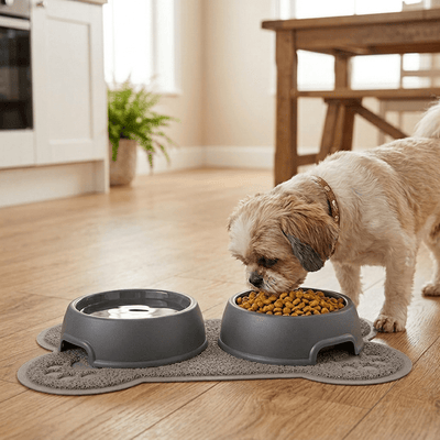Tapete Antideslizante para Comedero de Mascotas - Sweet Home