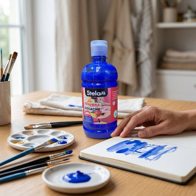 Témpera Gouache Pintura 500ml Pintura para manualidades pinturas - Sweet Home