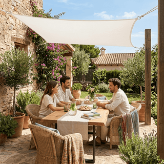 Toldo Vela de Sombra Transpirable con Protección UV (Rectangular y Triangular) - Sweet Home