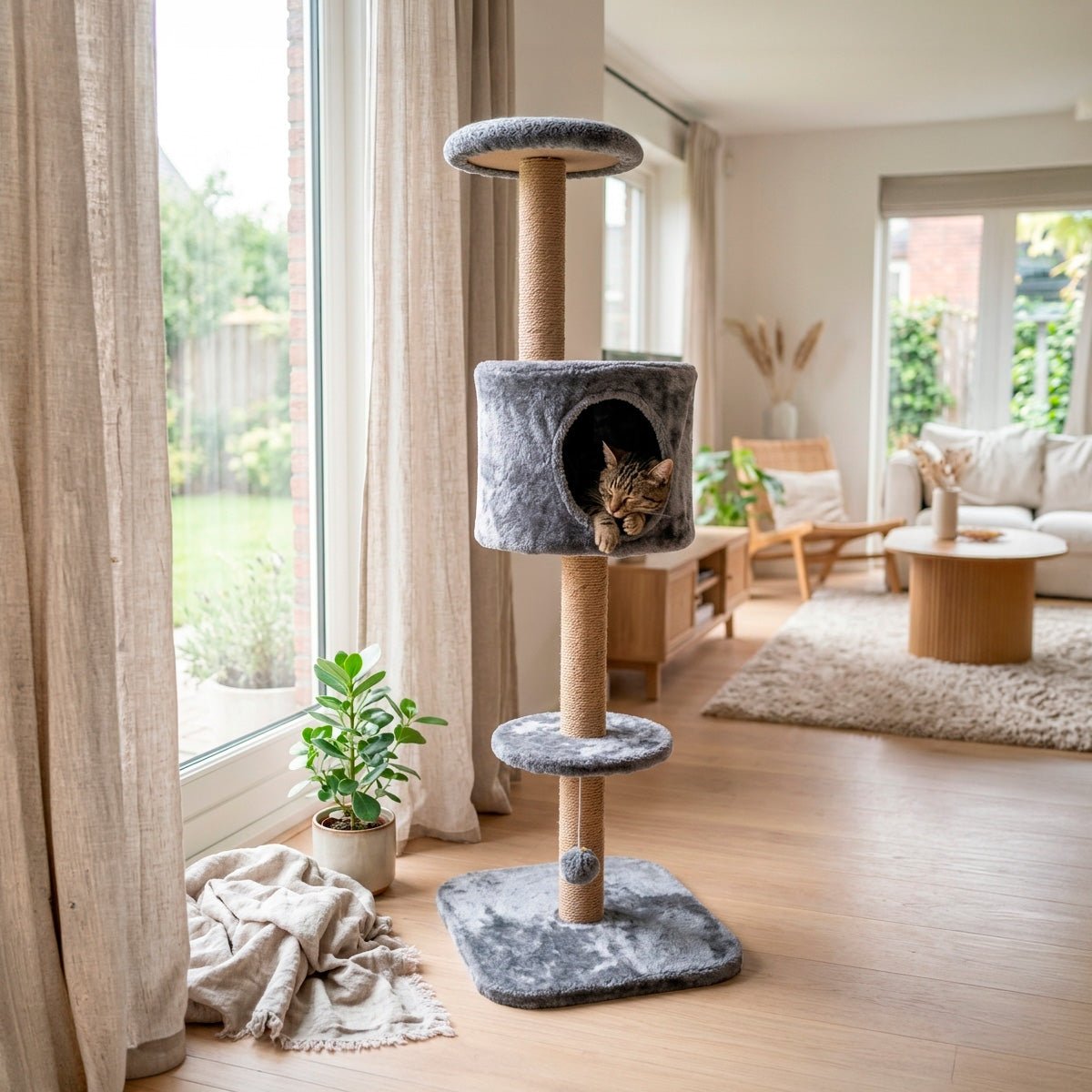 Torre Rascador Modular para Gatos 6 en 1 Árboles y torres para gatos Gatos - Sweet Home