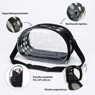 Transportín Pequeño Gatos y Perros (37x22x20) - Sweet Home