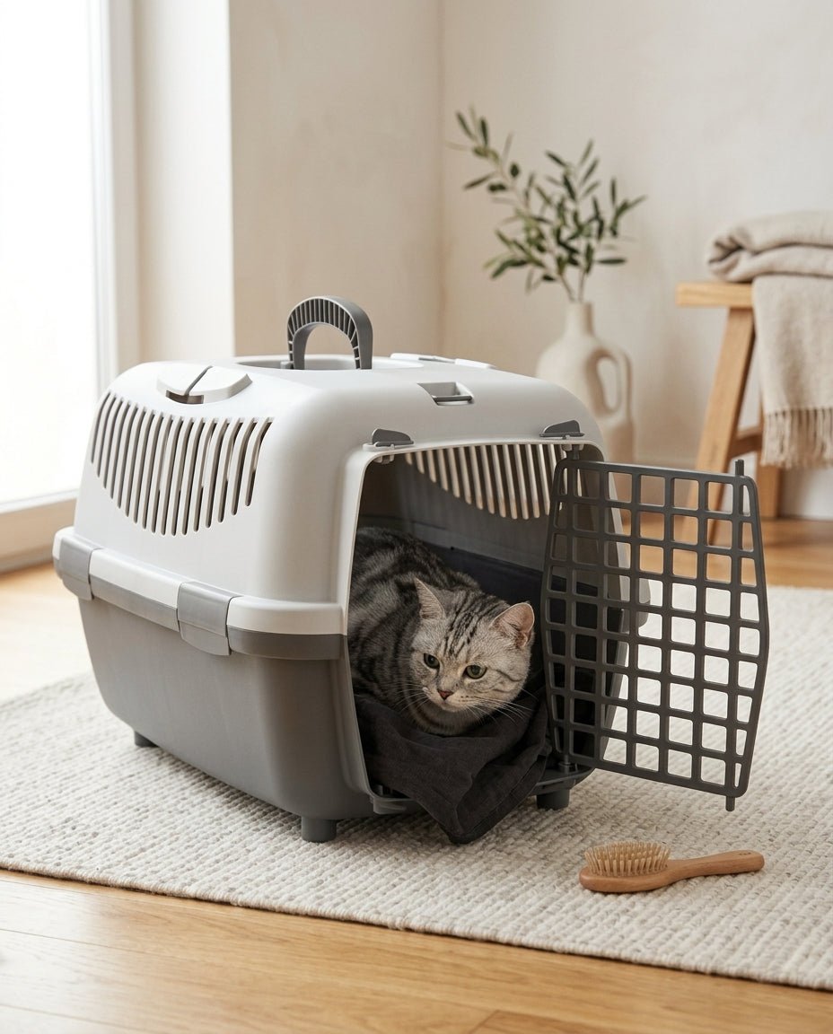 Transportín Rígido para Gatos y Perros Pequeños (Hasta 6kg) Transportines rígidos Accesorio para gatos - Sweet Home