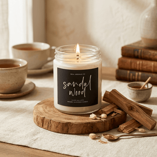 Vela Aromática de Soja Artesanal - The Rustic Collection - Sweet Home