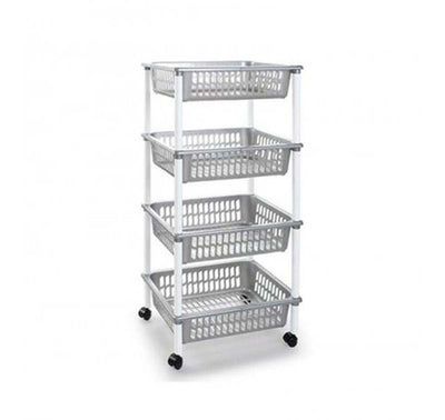 Verdulera de 4 Pisos Reforzada - Organizador Multiusos para Cocina - Sweet Home