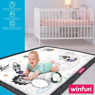 Alfombra Actividades Infantil Black And White Winfun - Sweet Home