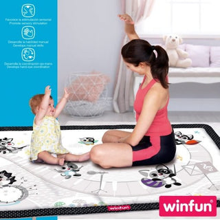 Alfombra Actividades Infantil Black And White Winfun - Sweet Home