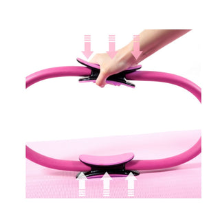 Aro de pilates negro de 40cm para ejercicios de resistencia y tonificación - Sweet Home