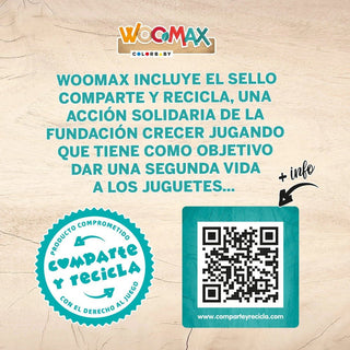Batidora de madera para niños y niñas, Woomax - Sweet Home