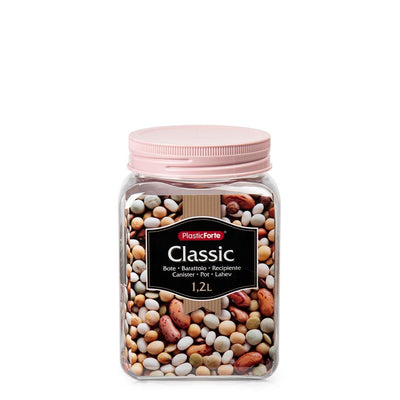 Bote Classic Cuadrado 1,2 L Pet - Sweet Home