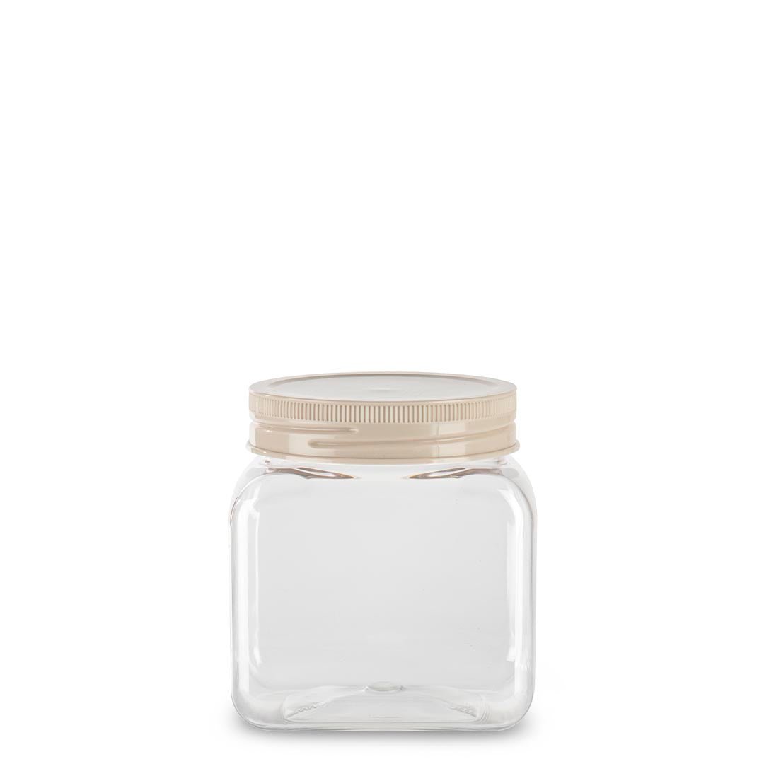 Bote Classic Cuadrado 800ml Pet - Sweet Home