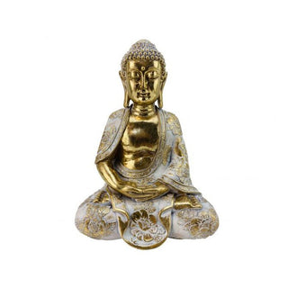 Buda Meditando de Poliresina Decorativo - Sweet Home