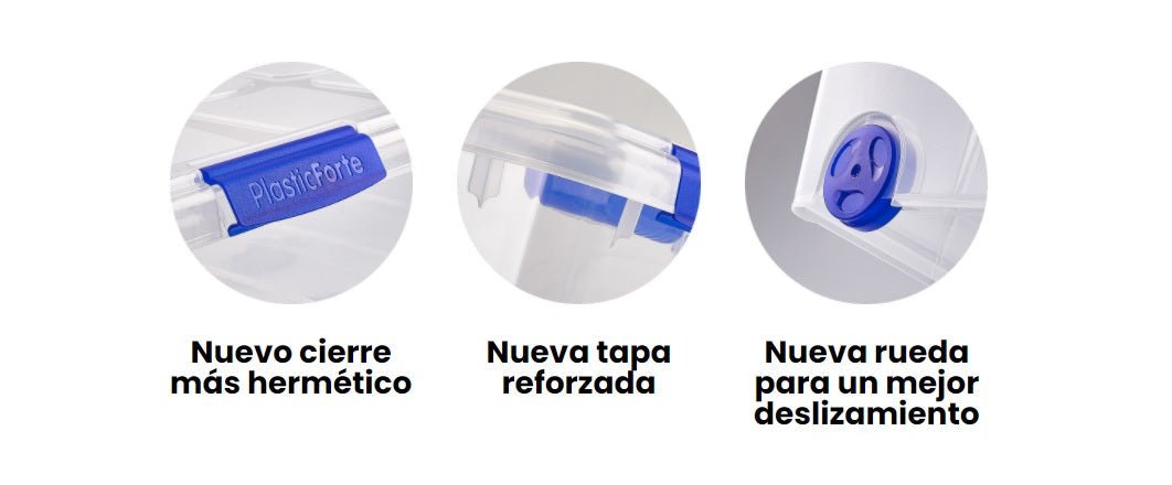 Caja Almacenamiento 25 litros Transparente - Sweet Home