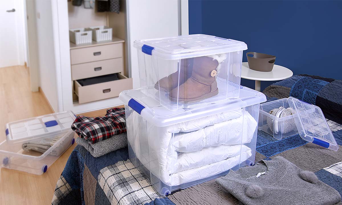 Caja Almacenamiento 25 litros Transparente - Sweet Home