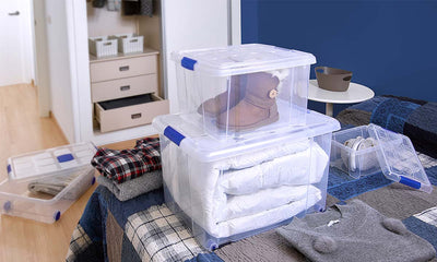 Caja Almacenamiento 25 litros Transparente - Sweet Home
