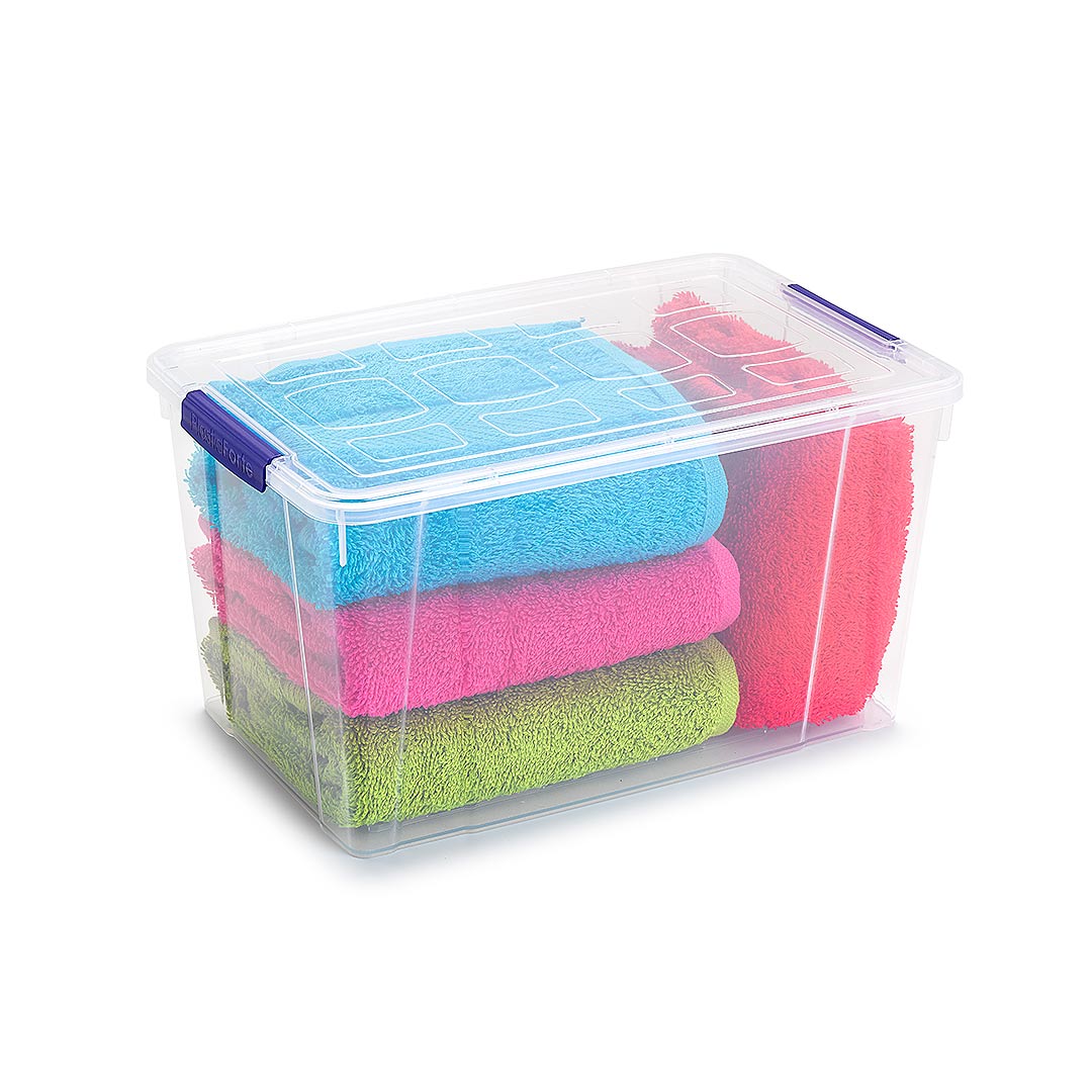 Caja Almacenamiento 25 litros Transparente - Sweet Home