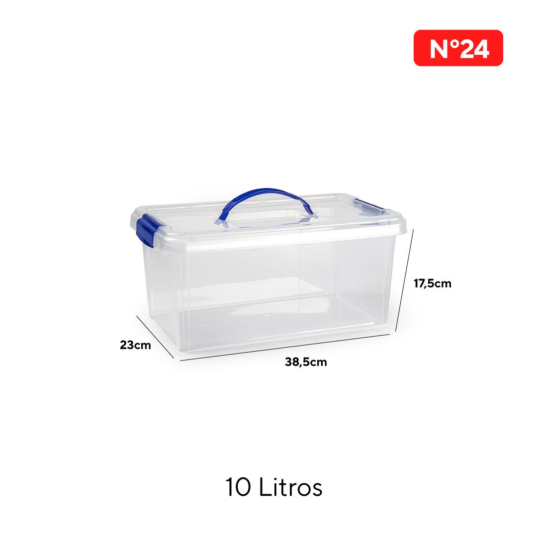 Caja de Almacenaje 5 litros Nº 10 - Serie Blue Plastic Forte