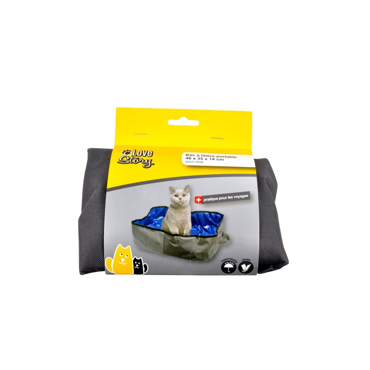 Caja de Arena para Gatos Transportable - Sweet Home