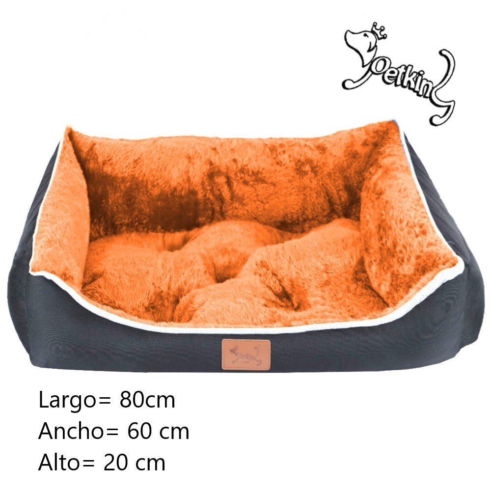 Cama Cuna Mascotas Naranja 3 Tamaños - Sweet Home