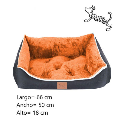 Cama Cuna Mascotas Naranja 3 Tamaños - Sweet Home