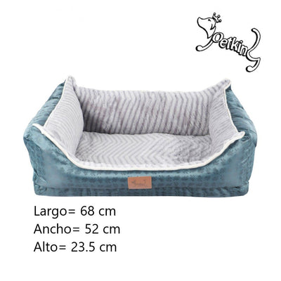 Cama Perros o Gatos Verde Grande - Sweet Home