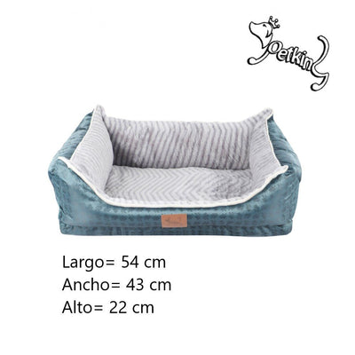 Cama Perros o Gatos Verde Grande - Sweet Home