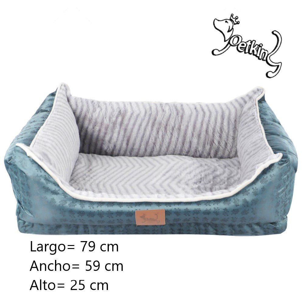 Cama Perros o Gatos Verde Grande - Sweet Home