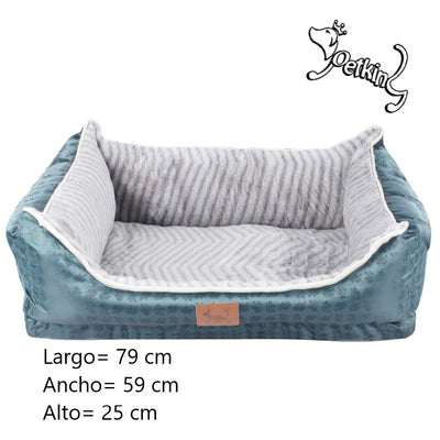 Cama Perros o Gatos Verde Grande - Sweet Home