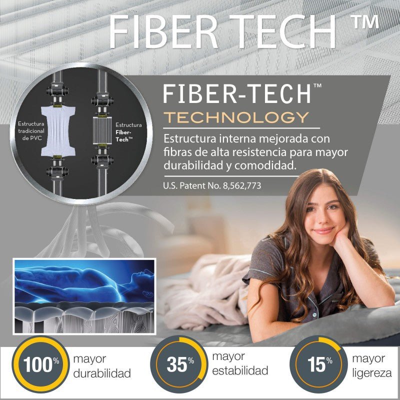 Colchón Hinchable INTEX Dura-Beam Downy - Sweet Home