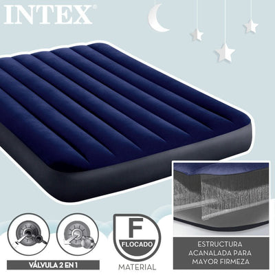 Colchón Hinchable INTEX Dura-Beam Downy - Sweet Home