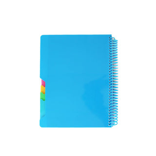 Cuaderno Azul A4 160 Hojas 4 Separadores 4 Portadas - Sweet Home