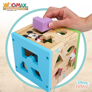Cubo 13 piezas encajables madera Woomax personajes Disney - Sweet Home