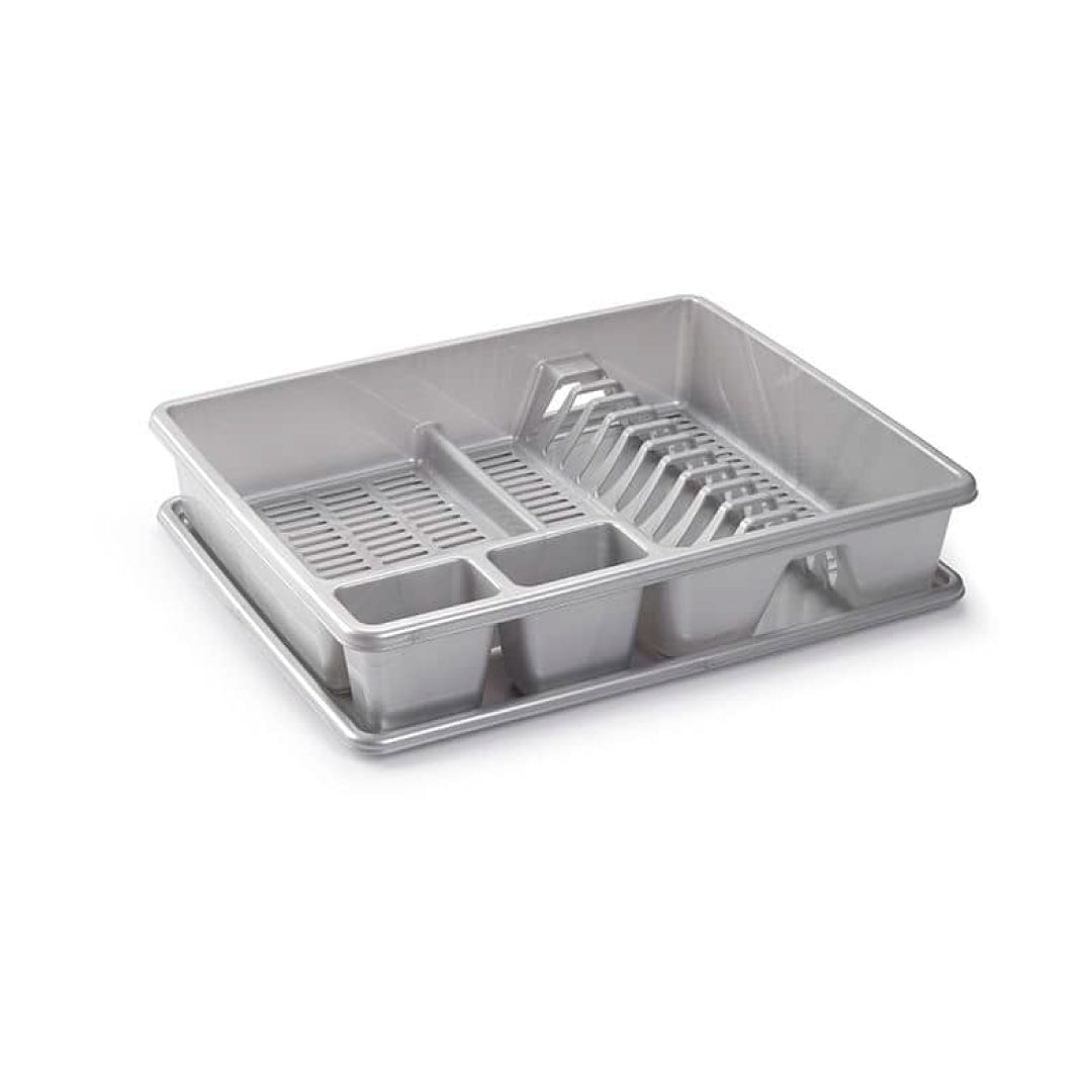 Escurreplatos Rectangular Gris - Sweet Home