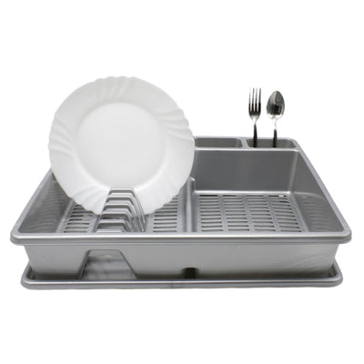 Escurreplatos Rectangular Gris - Sweet Home