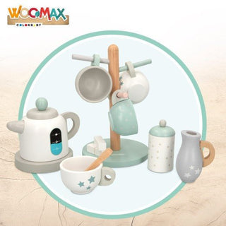 Juego de té de madera infantil WOOMAX - Sweet Home