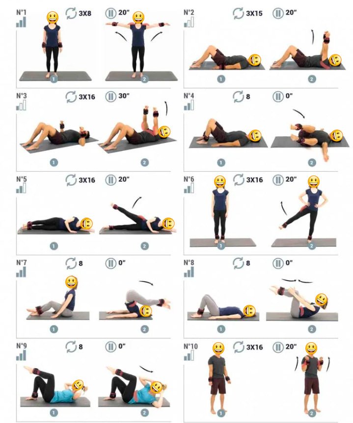 Entrenamiento Pesas Para Tobillos 5kg Lastres Pesas Para Tobillos