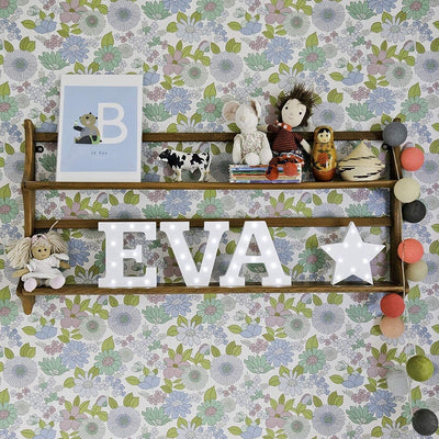 Letra de Madera Blanca con Luces LED - Sweet Home