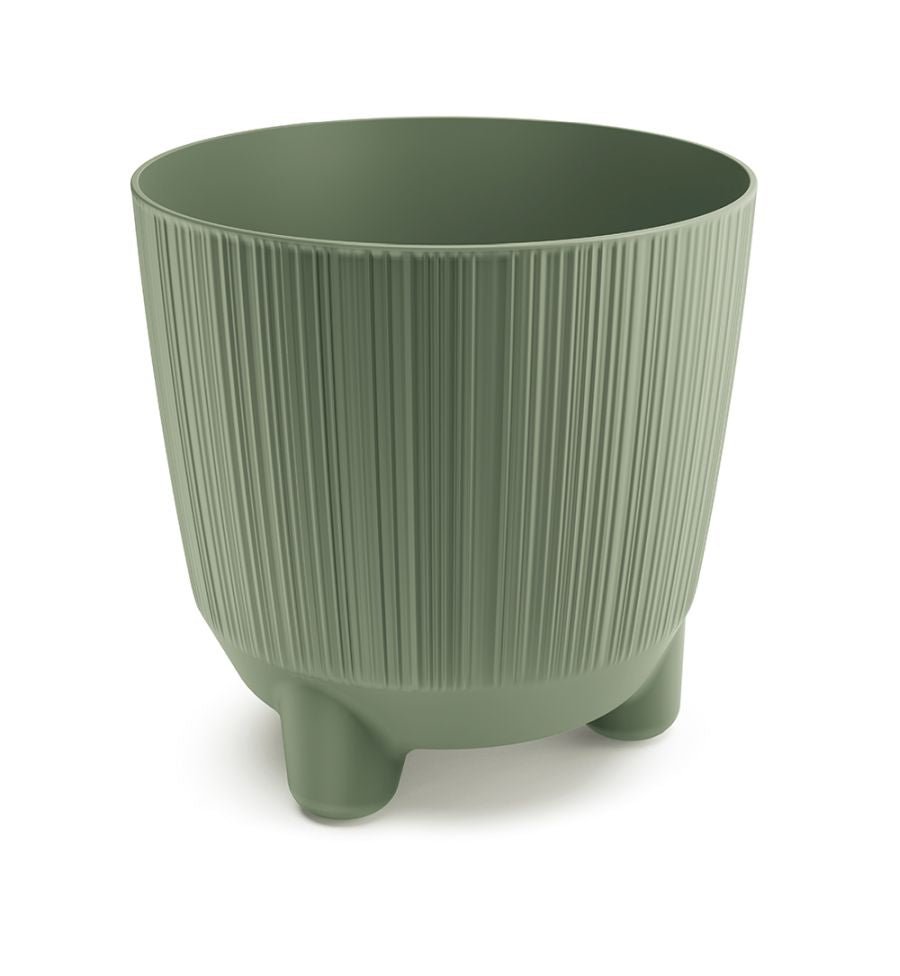 Macetero Eco Wood Verde de 4L - Sweet Home