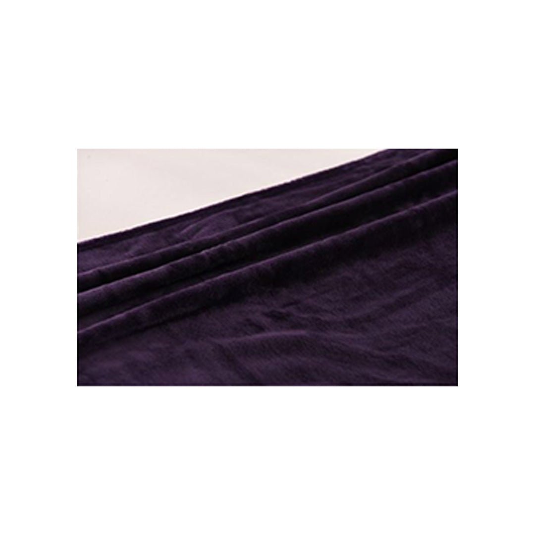 Manta de Franela Suave Morada - Sweet Home