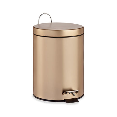 Papelera Pedal Dorada 3000ml - Sweet Home