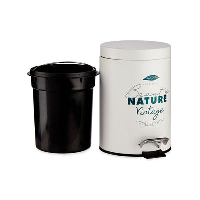 Papelera Pedal Vintage 3000ml Nature - Sweet Home