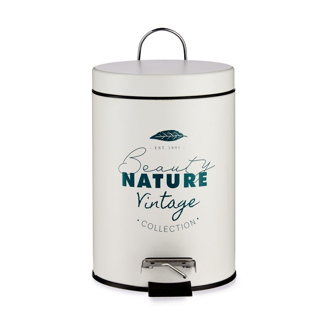 Papelera Pedal Vintage 3000ml Nature - Sweet Home