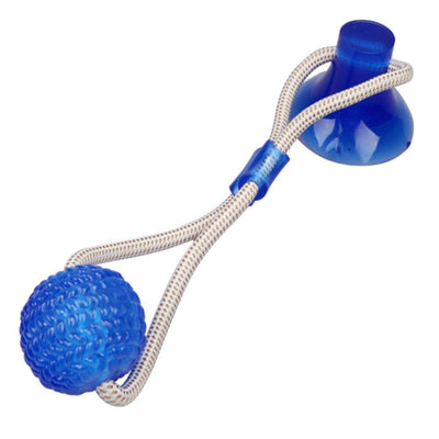 Pelota cuerda con ventosa 46CM Azul - Sweet Home