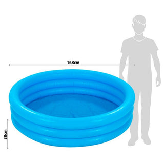 Piscina Hinchable Infantil 3 Aros Azul 481 Litros - Sweet Home