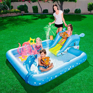 Piscina Hinchable Para Niños Bestway 53052 Acuario Centro De Juegos - Sweet Home